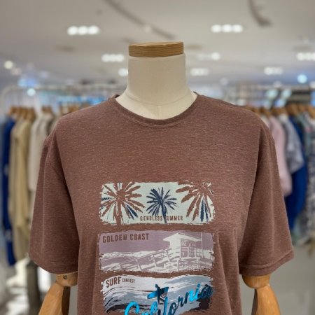 야자수 라운드 반팔티셔츠