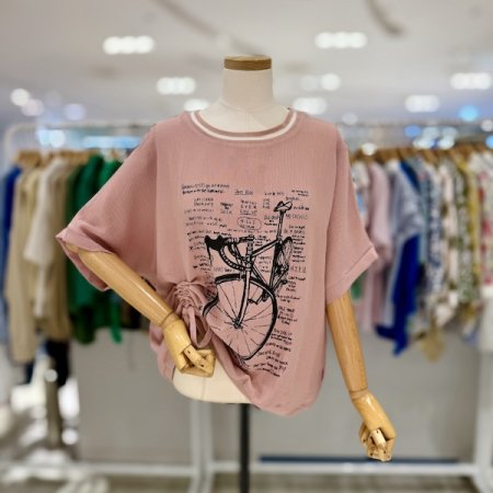 끈셔링 바이크 블라우스