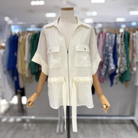 투포켓 스트링 자켓