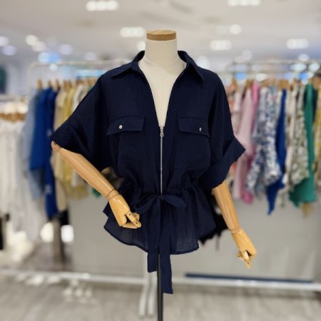 투포켓 스트링 자켓