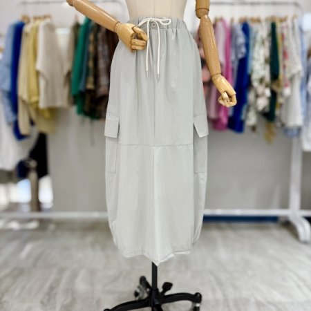 밴딩 카고 스커트