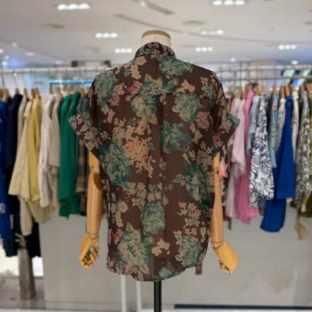 비즈 꽃카라 묶음 남방