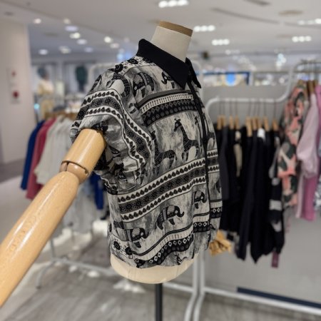 소매 퍼프 카라 남방