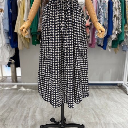 허리 쪼임끈 원피스