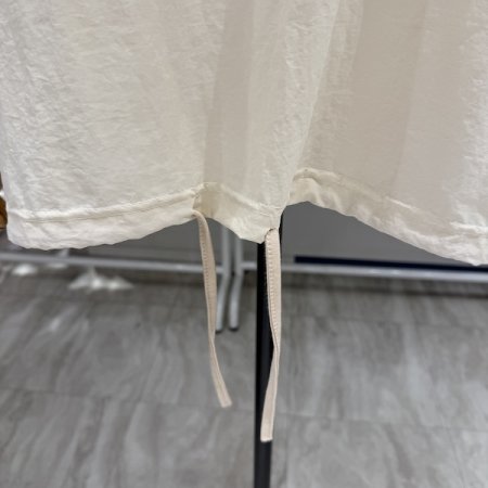 배색 스트링 티셔츠