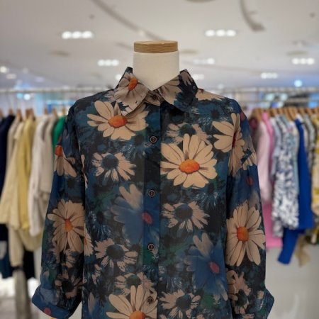 해바라기 셔츠 블라우스