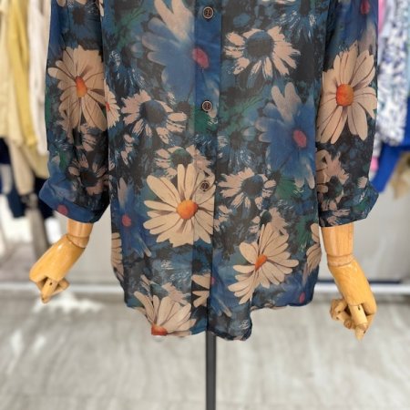 해바라기 셔츠 블라우스