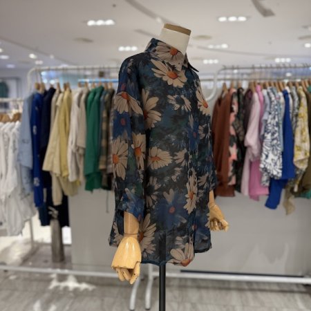 해바라기 셔츠 블라우스