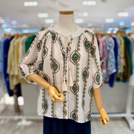에스닉 블라우스