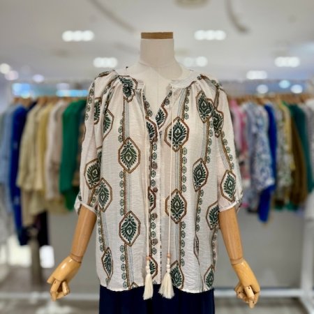 에스닉 블라우스