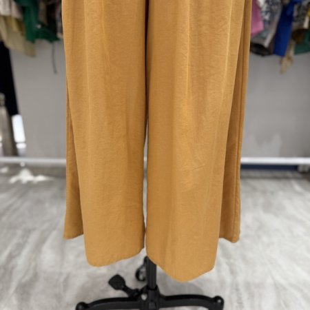 핀턱 벨트 와이드 팬츠