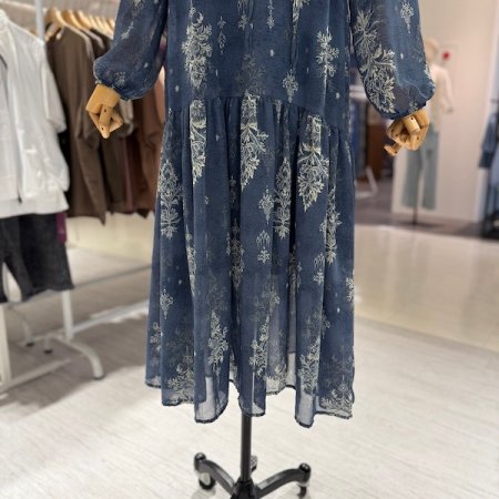 브이넥 인디안 원피스