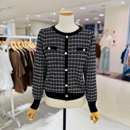 루비 진주 니트