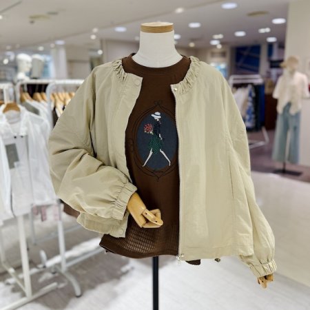 노카라 넥셔링 야상점퍼