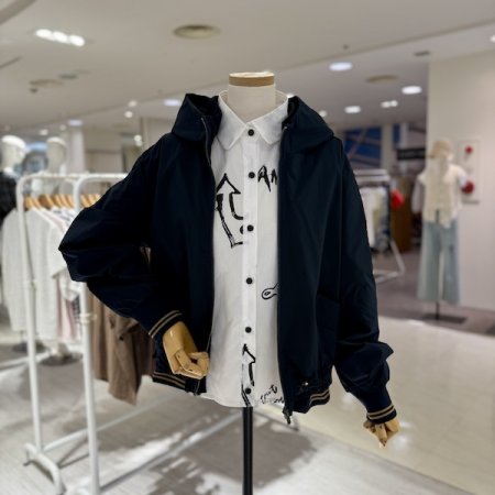 언더 뒷주름 점퍼