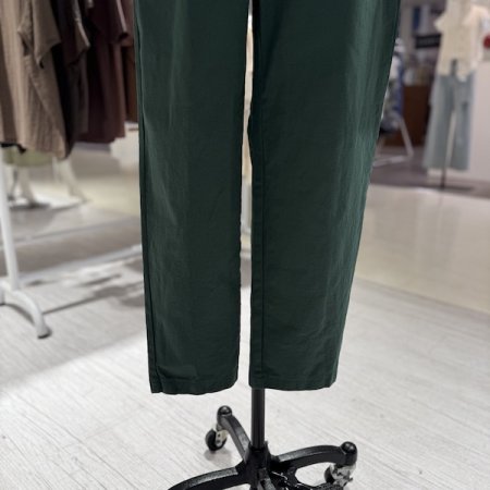 면 스티치 배기 팬츠