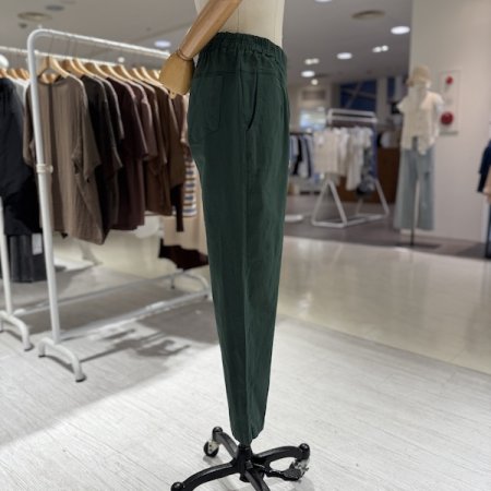 면 스티치 배기 팬츠