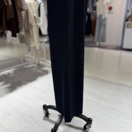 반밴딩 투핀턱 데님 팬츠