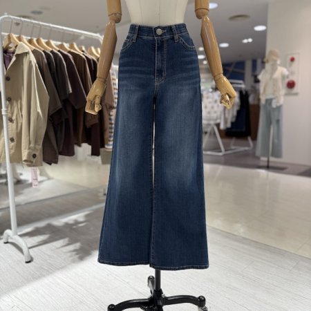 플레어 스판 데님 팬츠