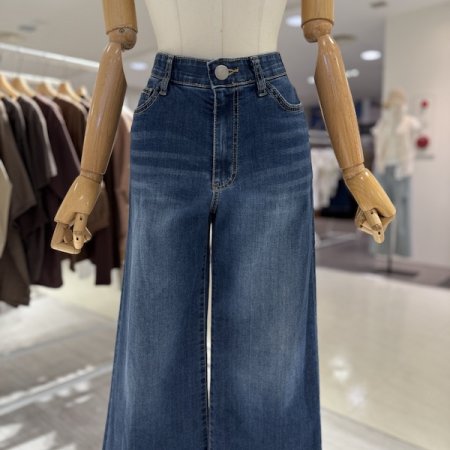 플레어 스판 데님 팬츠