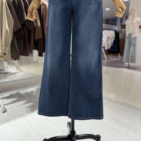 플레어 스판 데님 팬츠