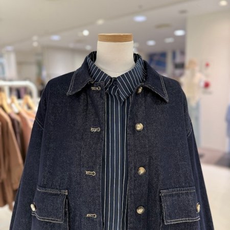 포켓 H 데님 자켓