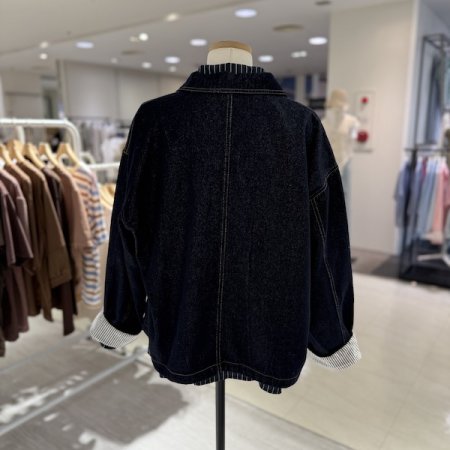 포켓 H 데님 자켓