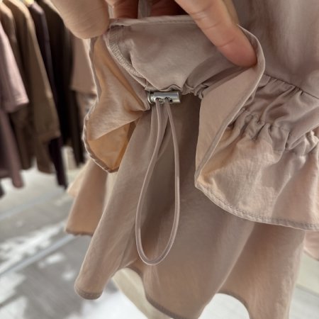 셔링 스트링 점퍼