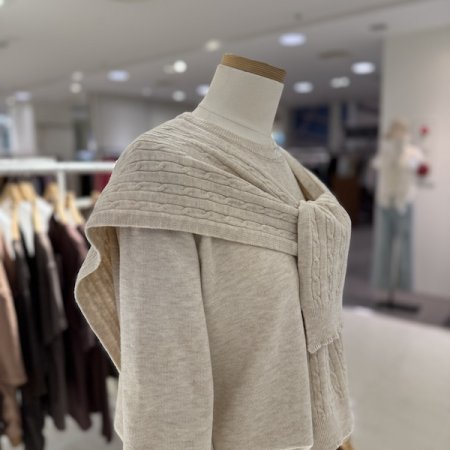 꽈배기 솔 세트 가디건