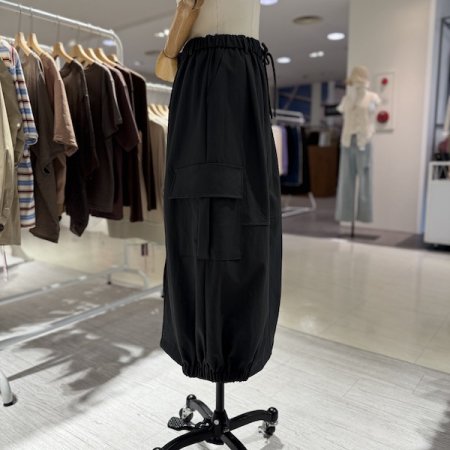 허리밴딩 카고 벌룬 스커트