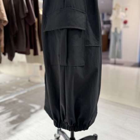 허리밴딩 카고 벌룬 스커트