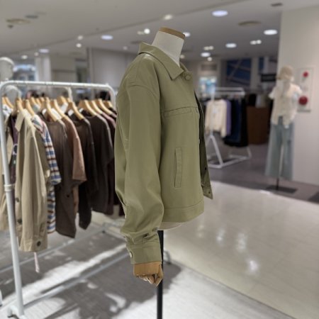 포켓장식 루시 레더 자켓