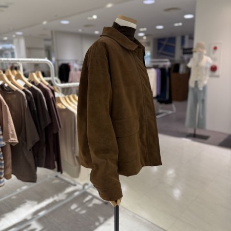 포켓 스웨이드 자켓