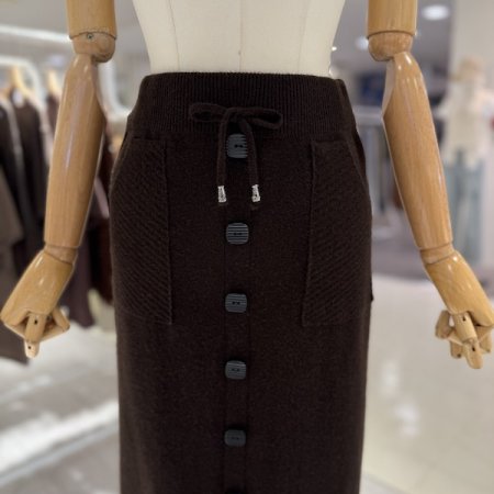 니트 포켓 스커트