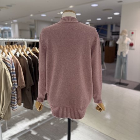 하프 잔사슬 반폴라 니트