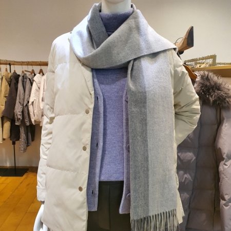 컬러 블럭 캐시미어 머플러