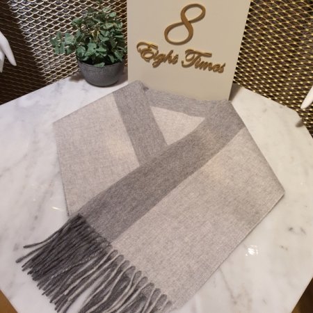 컬러 블럭 캐시미어 머플러