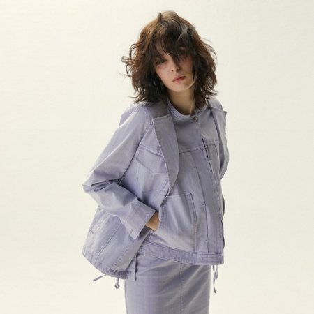 워싱 데님 자켓