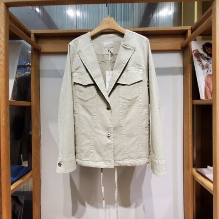 워싱 데님 자켓