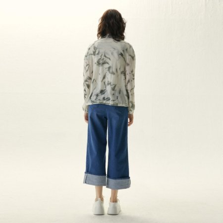 스트링 노카라 가디건