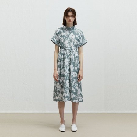 플라워 패턴 원피스