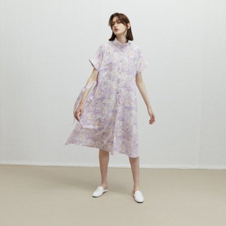 플라워 패턴 원피스