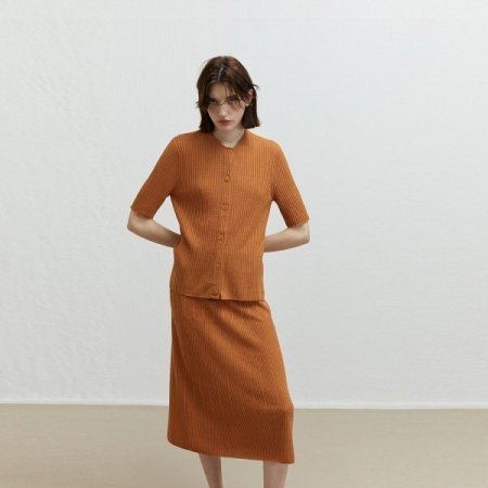 헴프 5부 골지 가디건