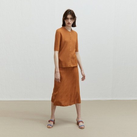 헴프 5부 골지 가디건