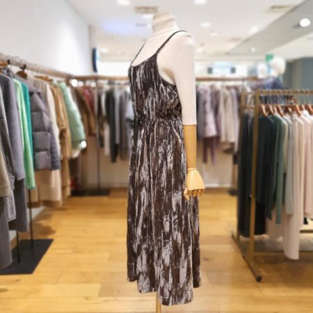 양가죽끈 벨벳 원피스