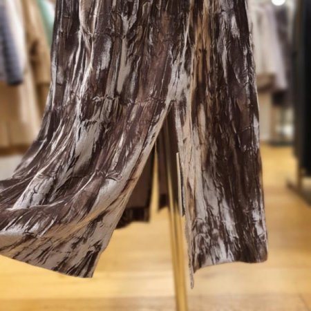 양가죽끈 벨벳 원피스