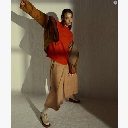 소매 지퍼 후드 점퍼