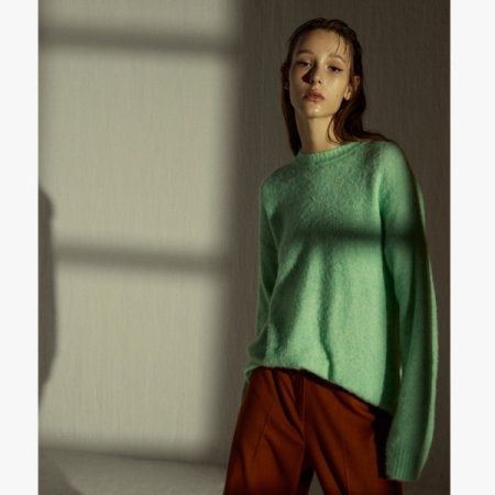 알파카 컬러풀 니트