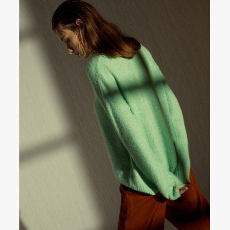 알파카 컬러풀 니트