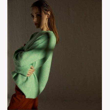 알파카 컬러풀 니트